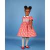 Cecily Hand-Smocked Dress, Red & White - Dresses - 6