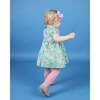 Baby Ryder Peter Pan Collar Hand-Smocked Dress, Green - Dresses - 5