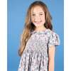 Wilder Floral Print Hand-Smocked Dress, Multicolors - Dresses - 5