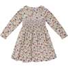 Maple Floral Print Hand-Smocked Dress, Multicolors - Dresses - 1 - thumbnail