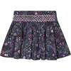 Girl Joy Hand-Smocked Elastic Waist Skirt, Black - Skirts - 1 - thumbnail