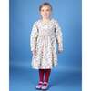 Maple Floral Print Hand-Smocked Dress, Multicolors - Dresses - 2