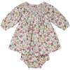 Baby Fay Floral Print Hand-Smocked Dress, Multicolors - Dresses - 1 - thumbnail