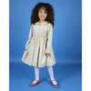 Cordelia Floral Print Hand-Smocked Dress, Yellow - Dresses - 2