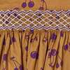 Coco 2-Tone Hand-Smocked Skirt, Mustard, Purple - Skirts - 3