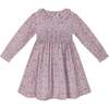 Adoette Floral Print Hand-Smocked Dress, Pink - Dresses - 1 - thumbnail