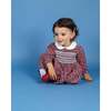 Baby Alette Long Sleeve Hand-Smocked Dress, Red - Dresses - 6