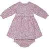 Baby Adelina Floral Print Hand-Smocked Dress, Pink - Dresses - 4