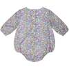 Baby Zima Floral Print Hand-Smocked Bubble, Multicolors - Rompers - 4