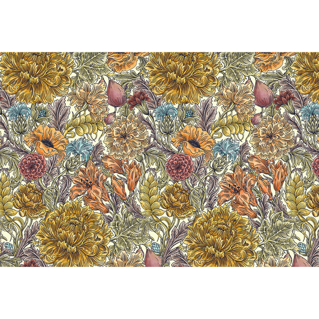 Autumn Acanthus Placemat, Set of 24