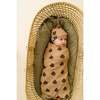 Organic Swaddle Blanket & Hat, Wild Bear - Swaddles - 2