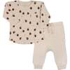 Organic Long Sleeve Tee & Pant Set, Orchard - Mixed Apparel Set - 2