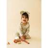 Organic Ruffle Onesie & Pants Set, Gardenia - Mixed Apparel Set - 1 - thumbnail