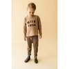 Organic Long Sleeve Tee & Pant Set, Wild Child Placement Tee - Mixed Apparel Set - 1 - thumbnail