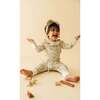 Organic Ruffle Onesie & Pants Set, Gardenia - Mixed Apparel Set - 3