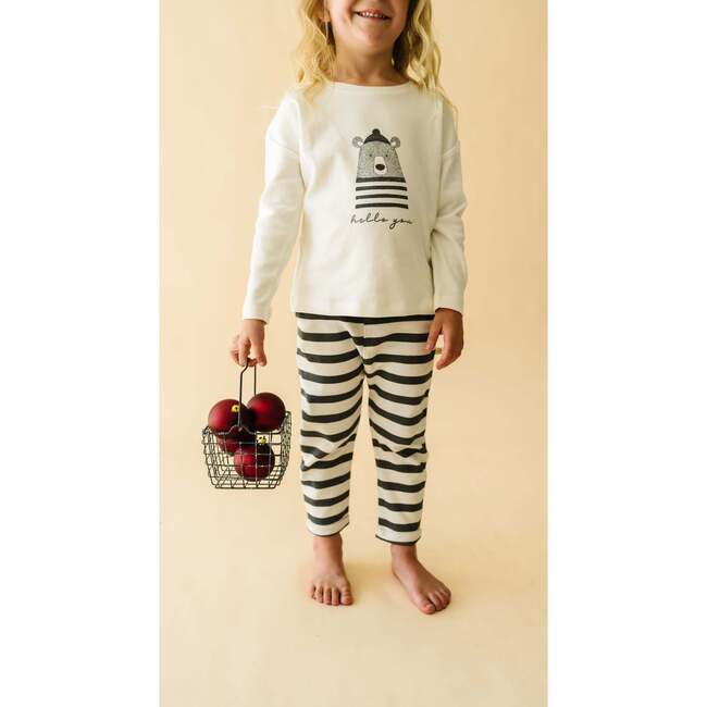 Organic Long Sleeve Tee & Pant Set, Hello You - Mixed Apparel Set - 3