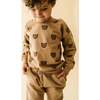 Organic Fleece Sweatshirt, Wild Bear - Sweatshirts - 2