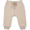 Organic Fleece Jogger Pants, Oat - Pants - 2