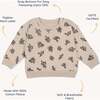 Organic Fleece Sweatshirt, Posy - Sweatshirts - 5