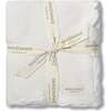 Organic Cotton Scalloped Baby Blanket, Ivory - Blankets - 1 - thumbnail