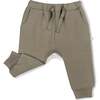 Organic Fleece Jogger Pants, Olive - Pants - 4