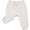 Organic Fleece Jogger Pants, Natural - Pants - 4