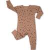 Organic Button Romper, Starstruck - Rompers - 4