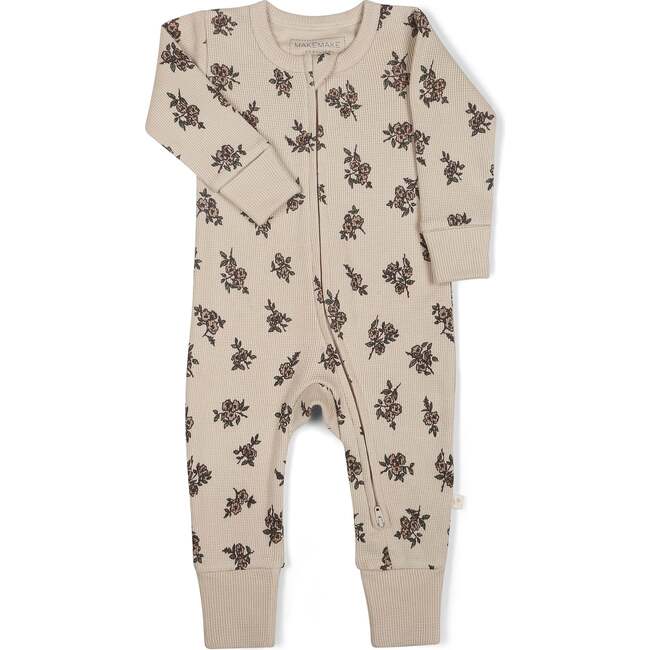 Organic 2-Way Zip Romper, Posy - Rompers - 2