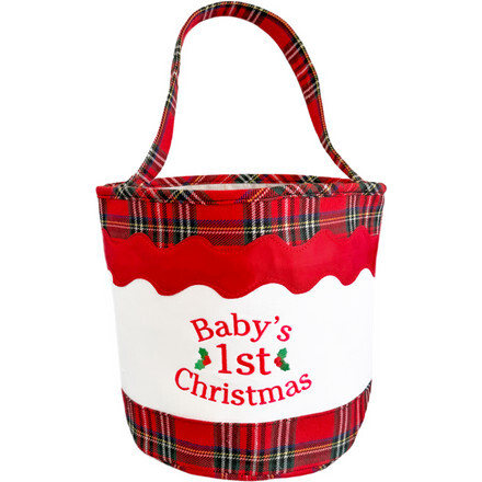 Baby’s First Christmas Toy & Gifting Tote, Red