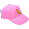 Cowboy Boot Bow Baseball Hat, Magenta - Hats - 1 - thumbnail