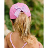 Cowboy Boot Bow Baseball Hat, Magenta - Hats - 6