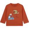 Transport Graphic T-Shirt, Orange - T-Shirts - 1 - thumbnail