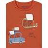 Transport Graphic T-Shirt, Orange - T-Shirts - 2