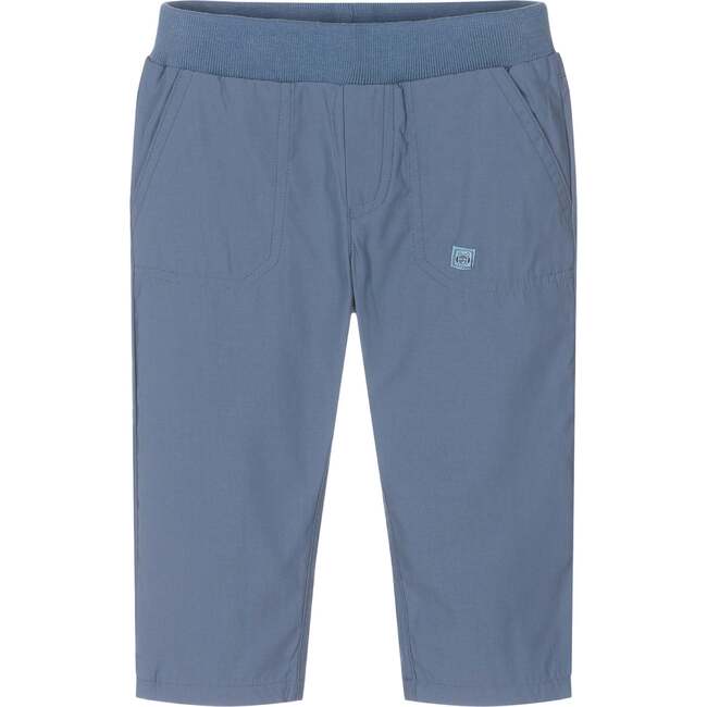 Soft Logo Pants, Blue - Pants - 1