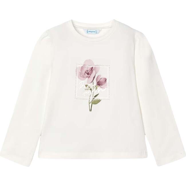 Rose Graphic T-Shirt, Ivory