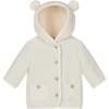 Reversible Faux Shearling Coat, Cream - Coats - 1 - thumbnail