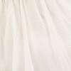 Knit Jersey Tulle Dress, Ivory - Dresses - 2