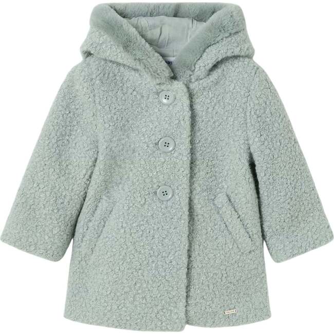 Jade Faux Shearling Coat, Green