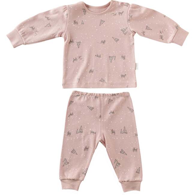 Deer Print Outfit, Pink