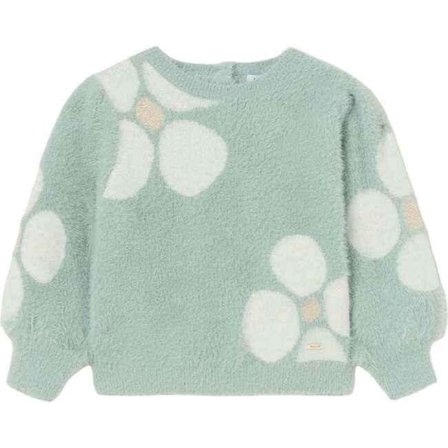 Daisy Knit Sweater, Green