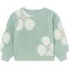 Daisy Knit Sweater, Green - Sweaters - 1 - thumbnail