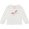 Collar Dragonfly Graphic Shirt, Pink - T-Shirts - 1 - thumbnail