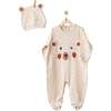 Adventurous Bear Babygrow & Hat, Beige - Onesies - 3