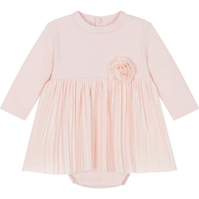 Rose Pleated Dress, Pink