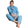 Wren Sweats & Heart On My Sleeve Maternity & Postpartum Lounge Set, Bluebell - Loungewear - 2