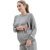 Wren Sweats & Heart On My Sleeve Maternity & Postpartum Lounge Set, Grey - Loungewear - 2