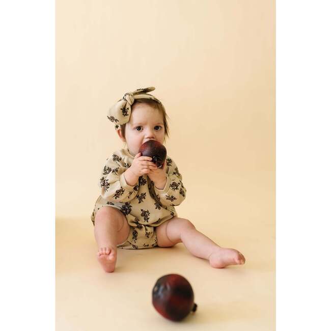 Organic Bubble Romper, Posy