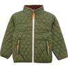 Quilted Puffer Jacket, Olive Green - Puffers & Down Jackets - 1 - thumbnail