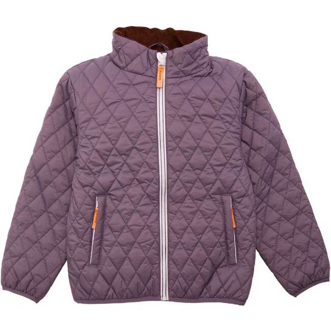 Quilted Puffer Jacket, Dusty Purple