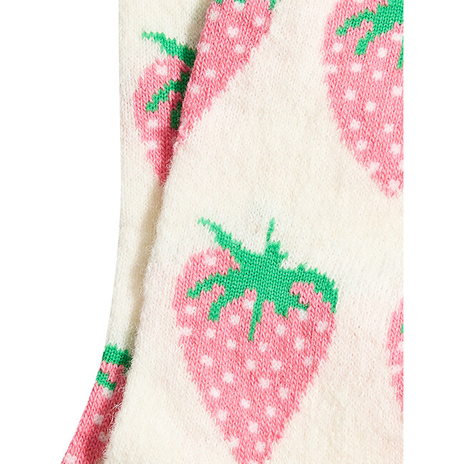 Women's Super Fine Wool Cozy Socks, Strawberry - Socks - 2